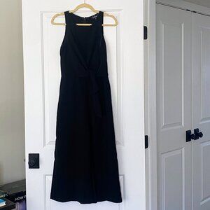 Lulus On Track Black Midi Jumpsuit